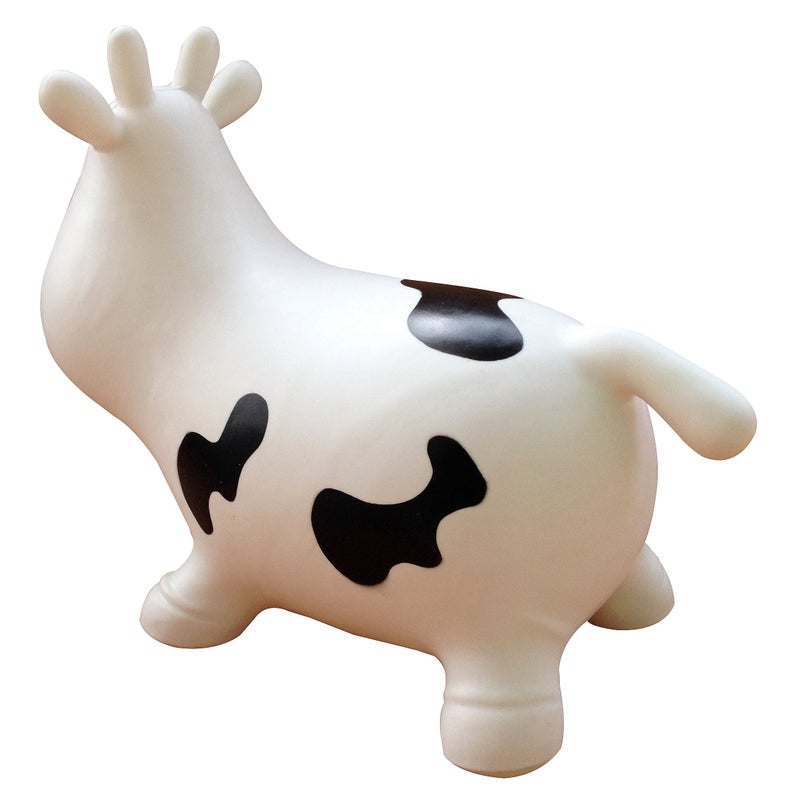 AppleRound Inflatable Ride-on Bouncy Animal Hopper â€“ Horse, Cow or Unicorn â€“ Kids Space Hopper Bouncer with Hand Pump â€“ Jumping Toy for Indoor/Outdoor Play - Image 4